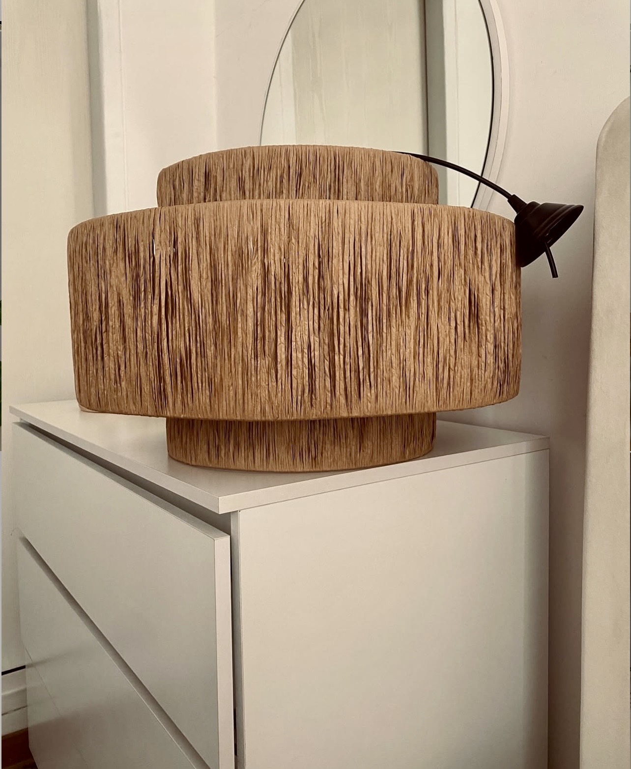 تصویر لوستر بوهو سه طبقه ایکیا رافیا پینترستی 